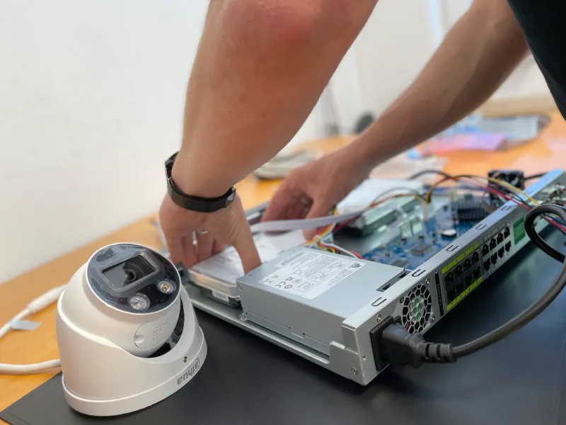 Montage d’un enregistreur vidéosurveillance à Strasbourg