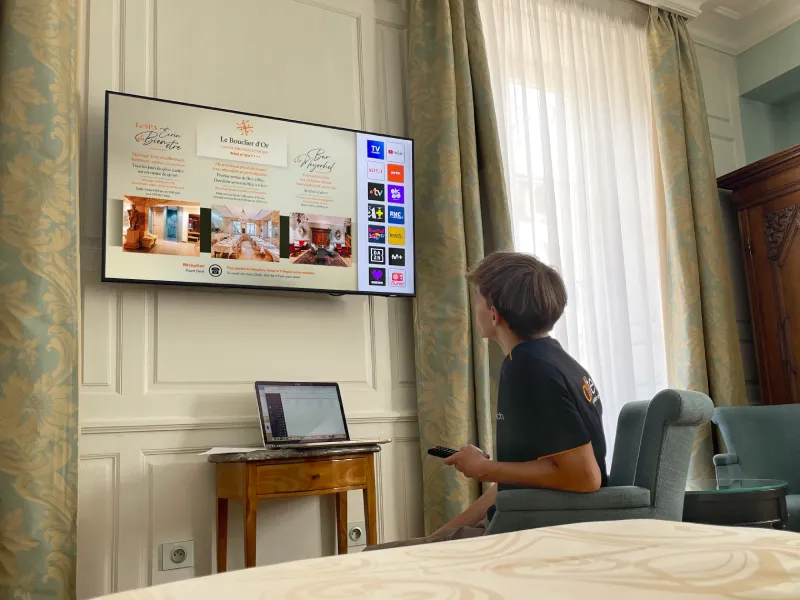 interface tv connectée
